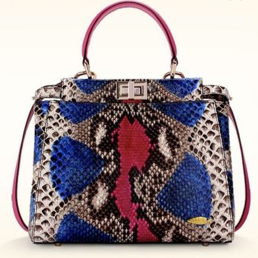 Luxury 100% Genuine Python Skin Handbag
