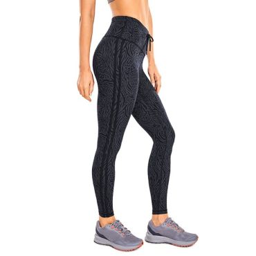  High Waisted Workout Leggings -beige-L-United States