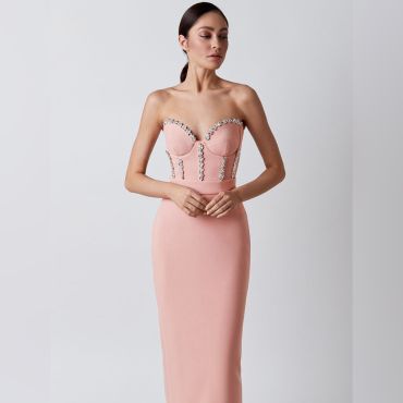 Dress Liana-Pink-L