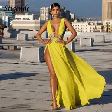 Dress Paxe-Yellow-L