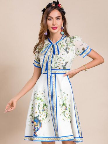 Dress Micola-White-S-China