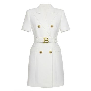 Blazer Dress Ariana Marie-White-XL-China