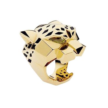 Leopard Cocktail Ring 