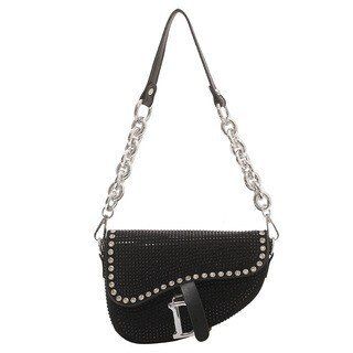 Luxury Shoulder Bag-Black-(20cm